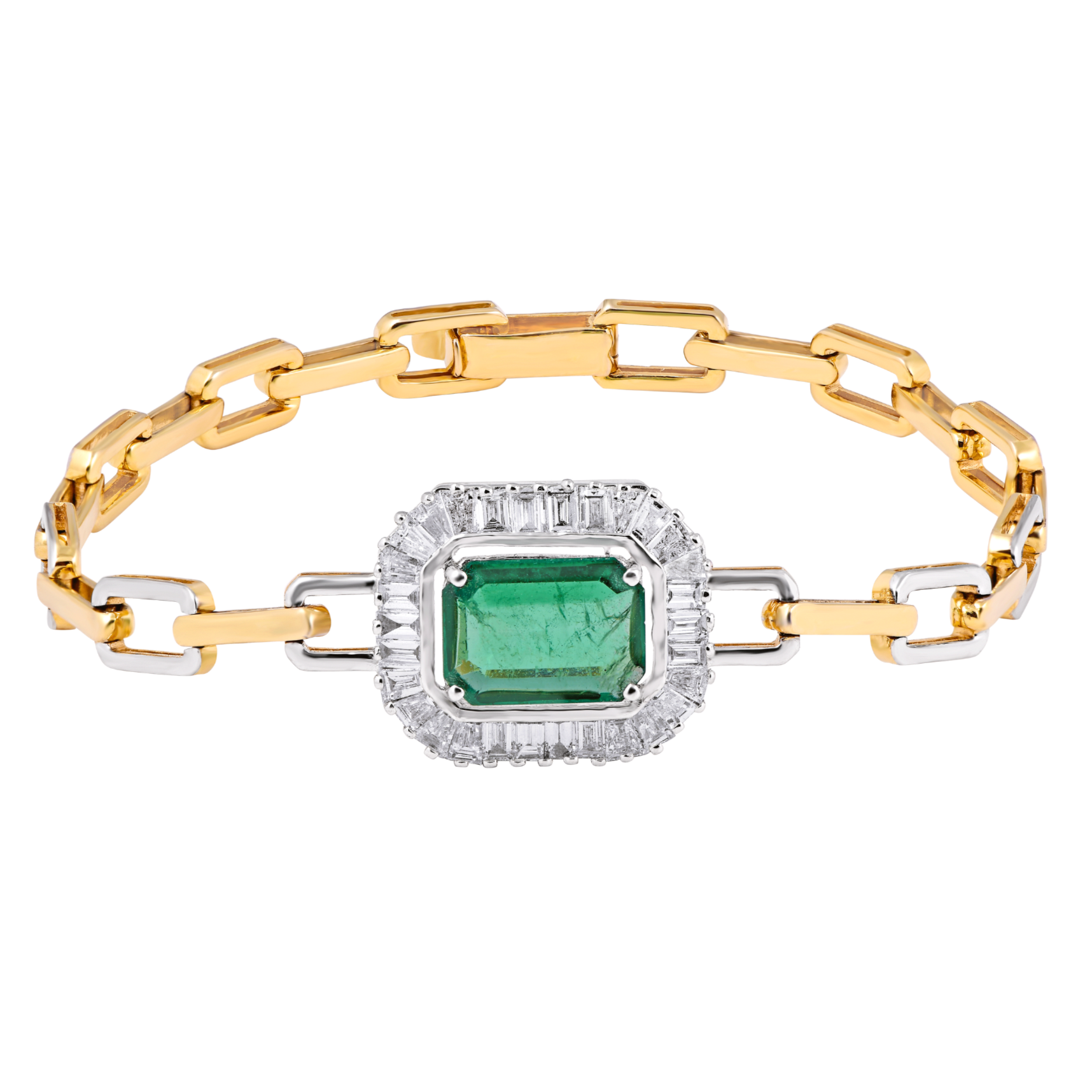 Mohar Emerald and Diamond Bracelet