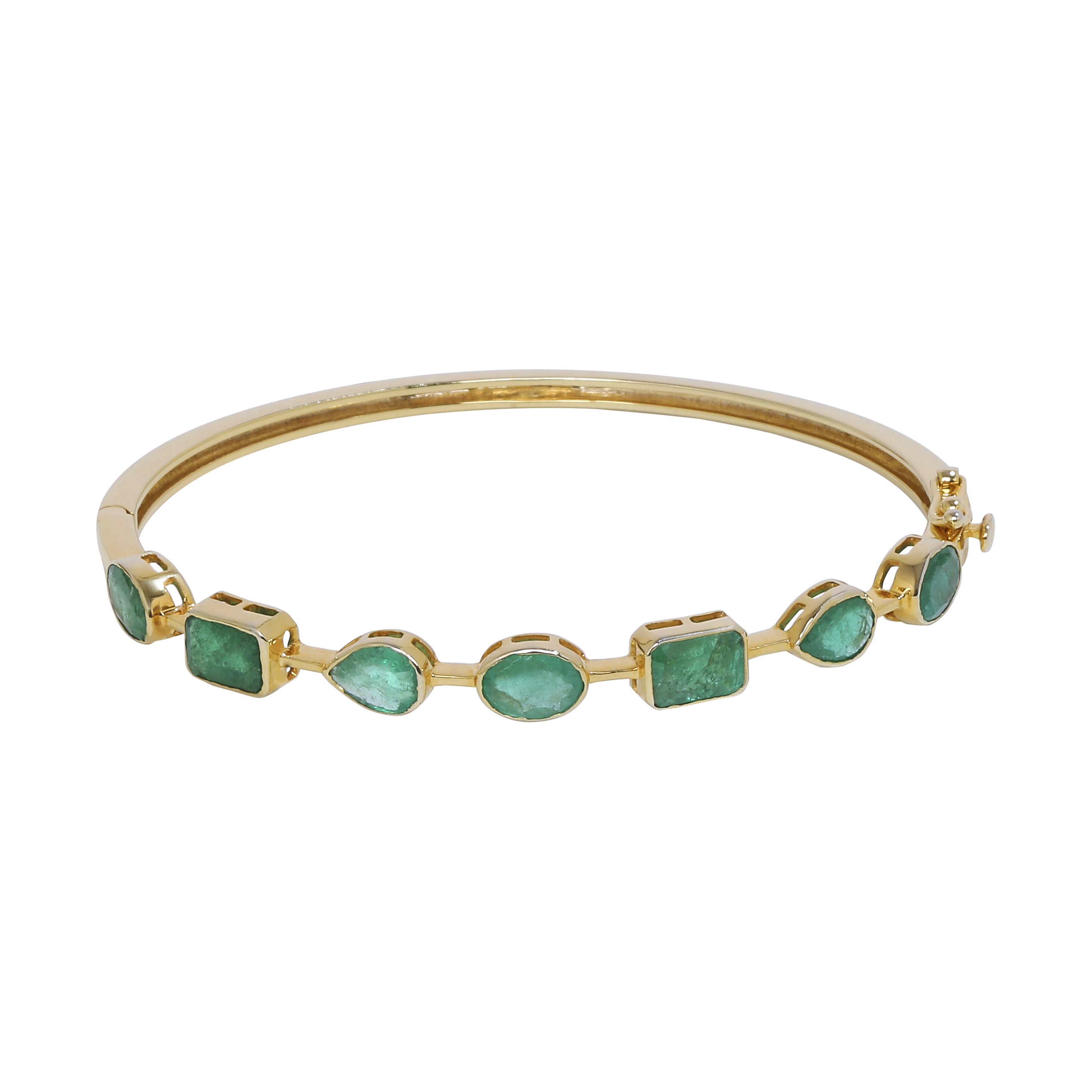 Emerald Oval Pear Bracelet