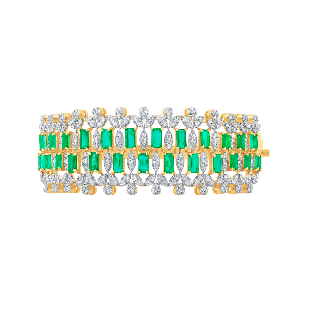 Emerald Bug Half kada Bracelets