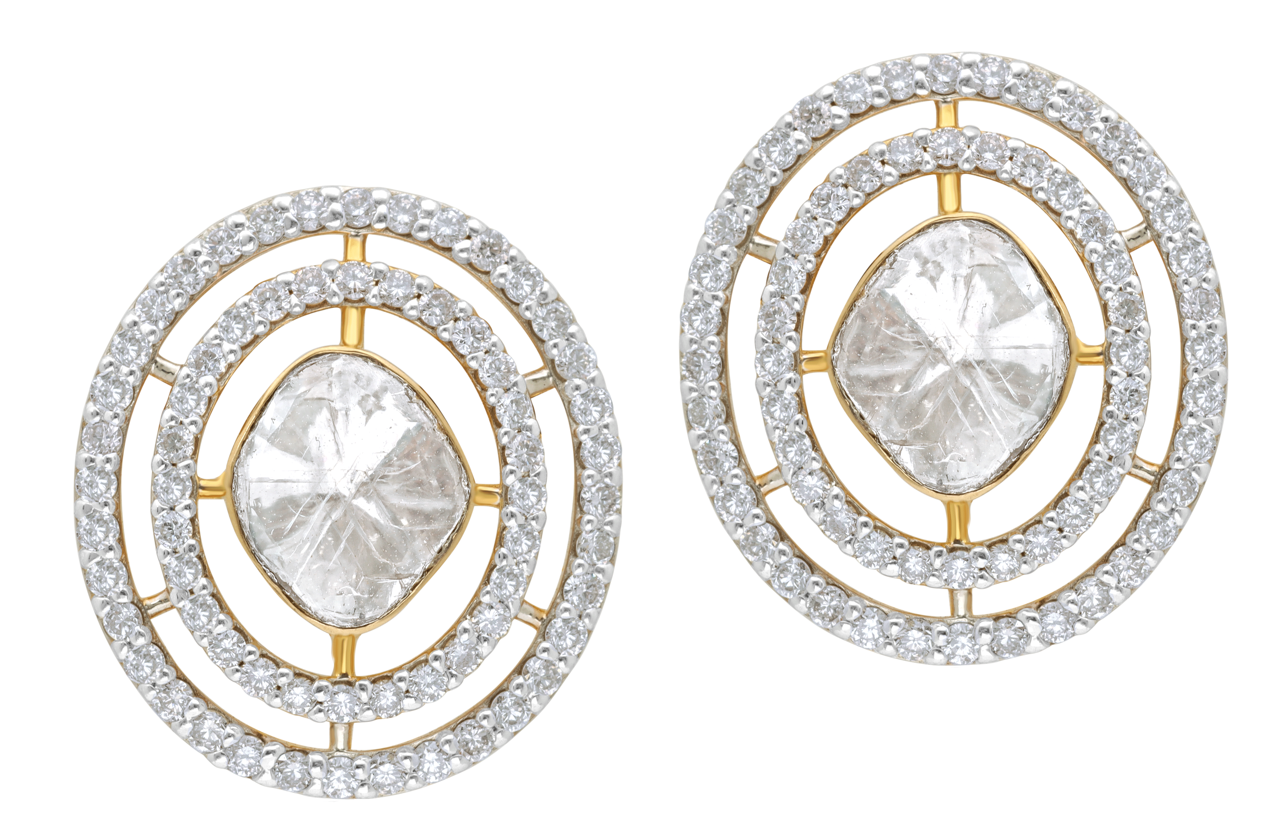 Mohar Polki Stud Earring