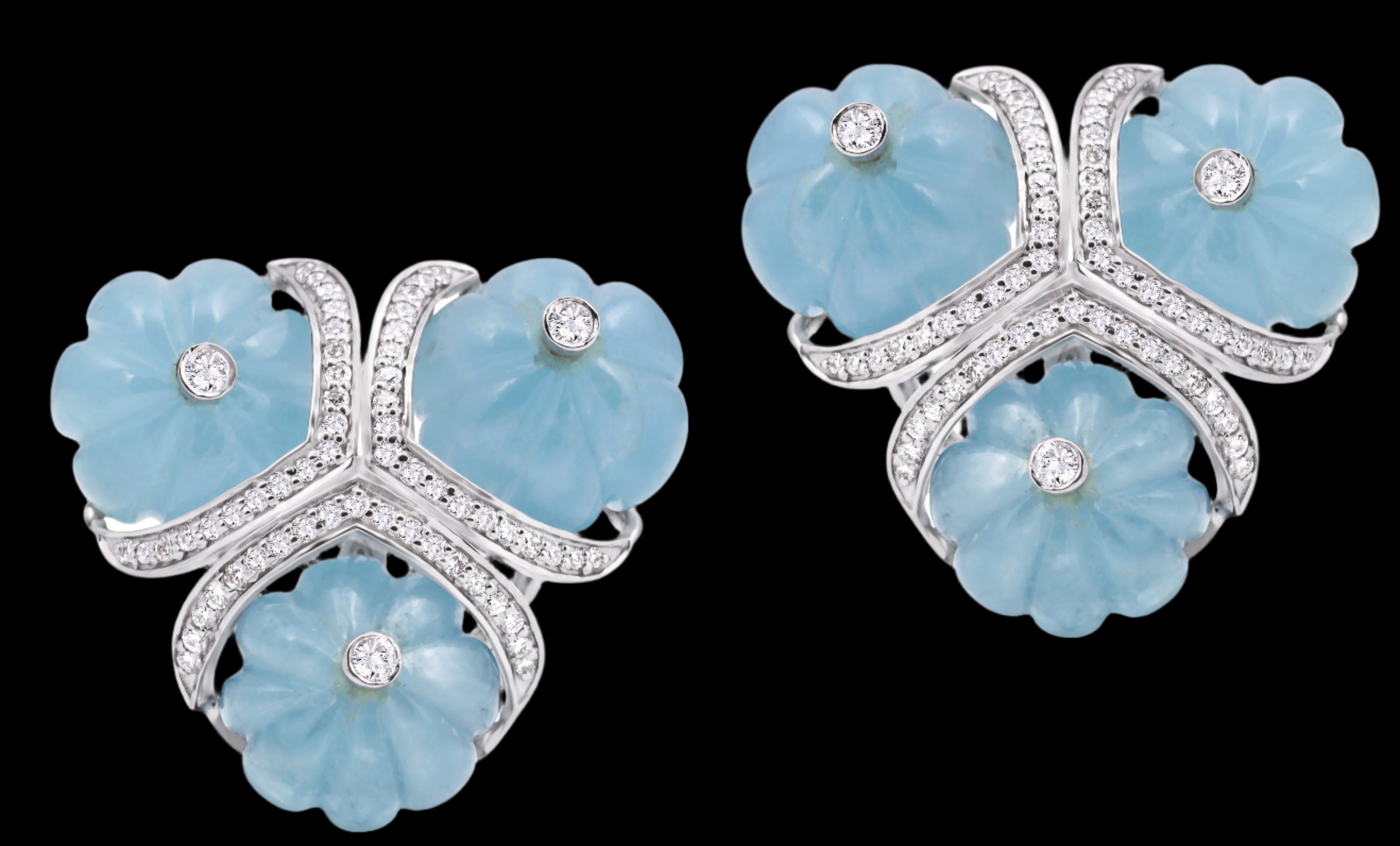 Mohar Aqua Marine Earring