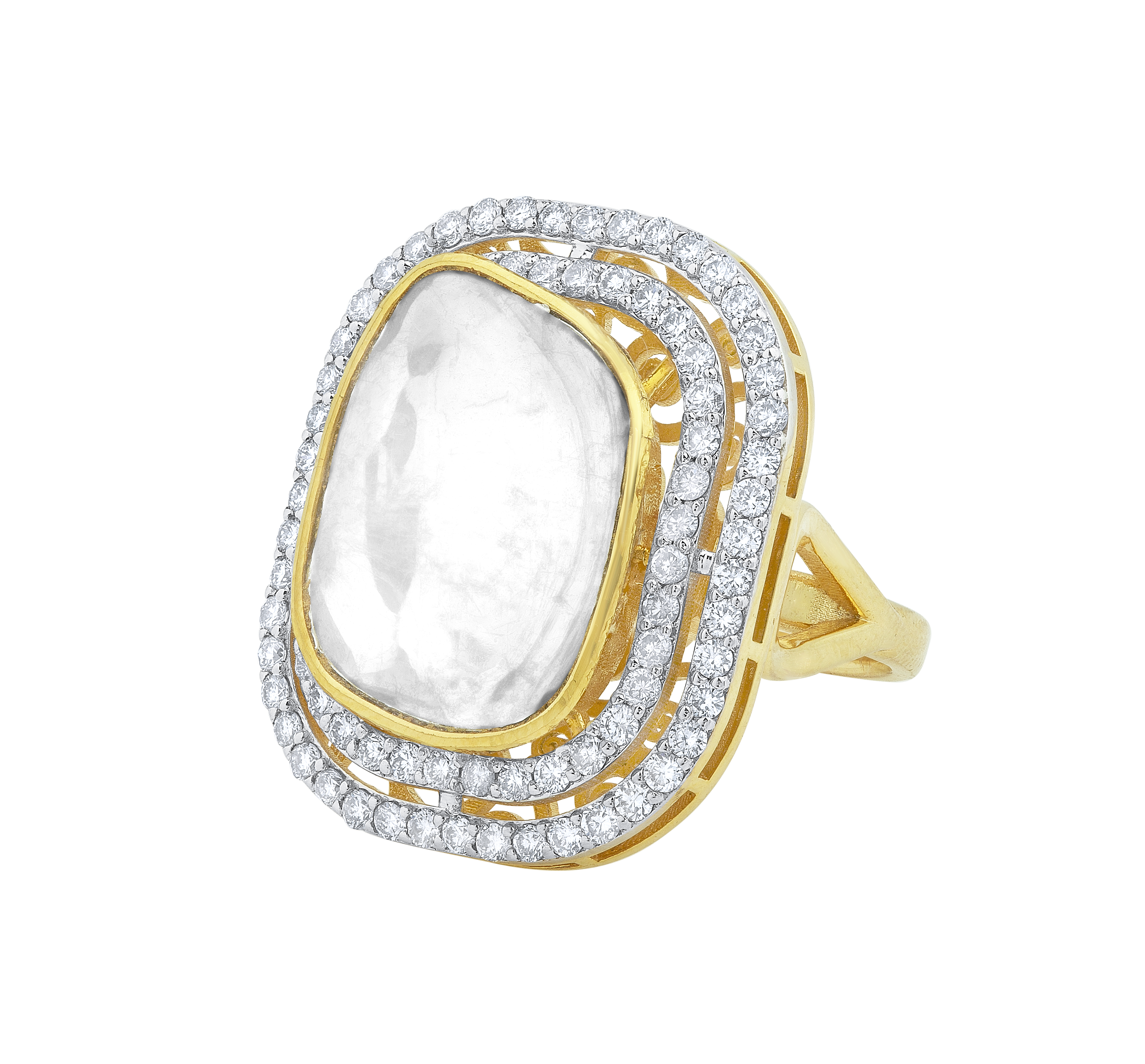 Polki Kundan Diamond Rings