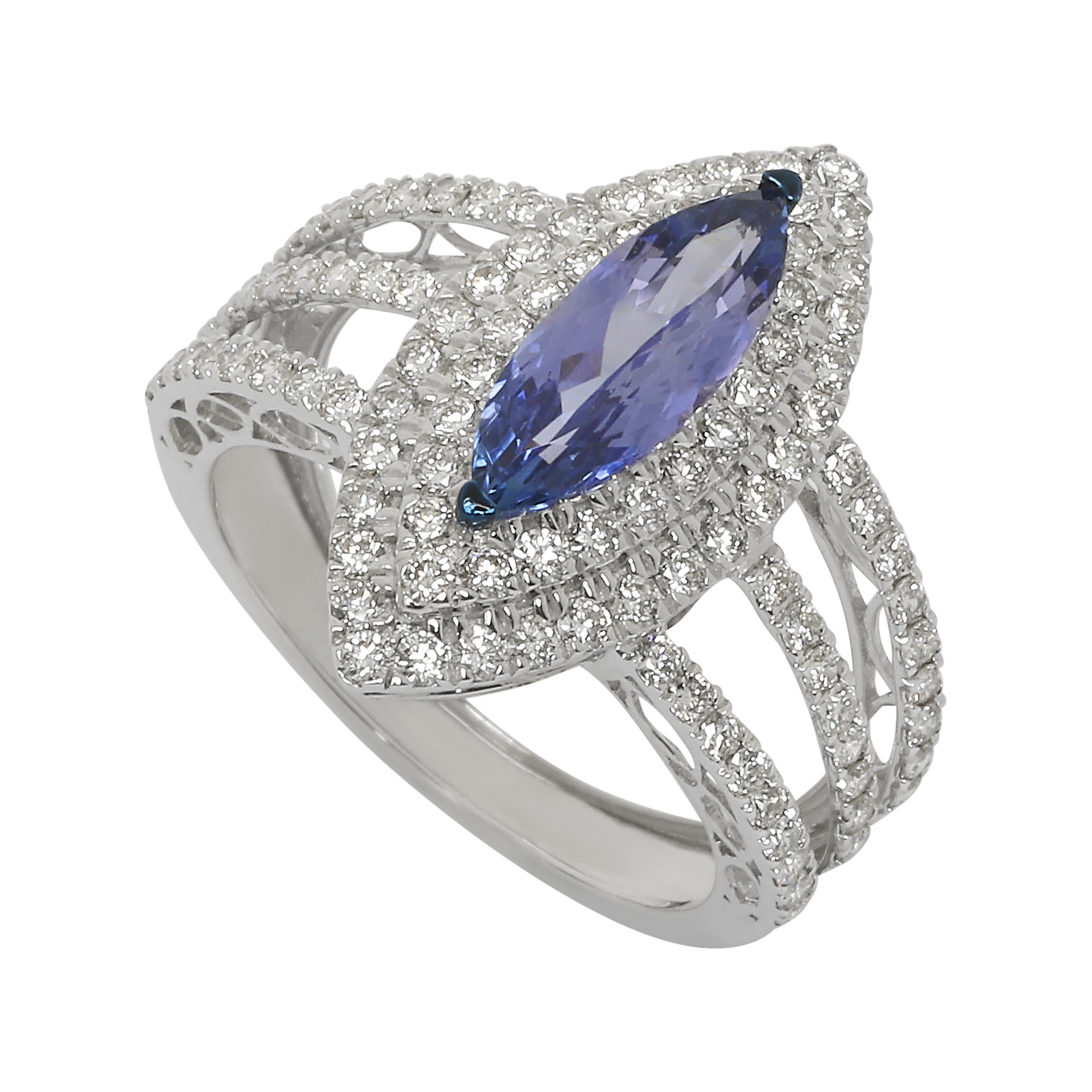 Tanzanite Marquise stone Rings